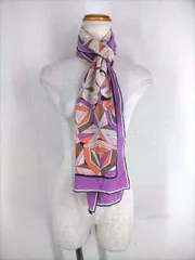 エミリオプッチ EMILIO PUCCI ストール 幾何学柄シ #173444#