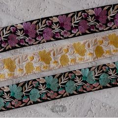 C17  刺繍リボンセット50cmx3種@1.5m