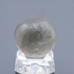 スモーキークォーツ丸玉 30.3mm 38.6g 天然石・置物 煙水晶 厄除け 除障 魔除け 破魔 台座は付属しません