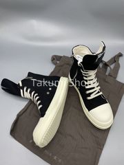 RICK OWENS DRKSHDW リックオウエンス 刺繍入りスニーカー ブラック 42サイズ