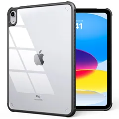 iPad 第10世代 ケース 10.9インチ 2022 iPad 10.9 ケース 2022 TiMOVO iPad 10.9インチカバー 2022年 透明 クリア ipad ケース 第10世代 TPU縁+PC背面ケース 滑り止め 薄型軽量 黄変しない 一体感