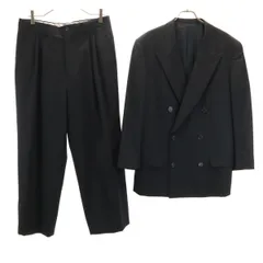 ✨美品✨ISSEY MIYAKE イッセイミヤケ　メンズビジネススーツ　黒 NEW ITEM】 “ISSEY MIYAKE MEN“ Black polyester design set up