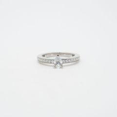 ショーメ ジョゼフィーヌ コレクション トリオンフ ドゥ ショーメ リング ダイヤモンド 0.18ct 0.25ct #47 証明書 箱 付き 新品仕上げ Sランク