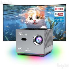 [DJ24000095] XNANO X3 プロジェクター 1080P 4K対応 Wi-Fi Bluetooth搭載 (未開封)