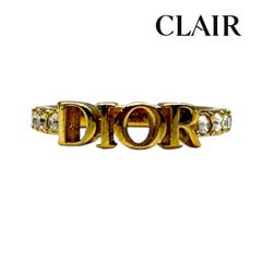 クリスチャンディオール DIOR ディオール CD リング M GP ゴールド