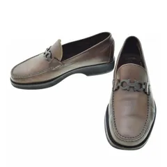 【SalvatoreFerragamo】イタリア製 17706 ガンチーニ ローファーレザーシューズ