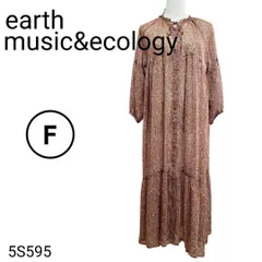 earth music & ecology ワンピース 花柄 2WAY 羽織り