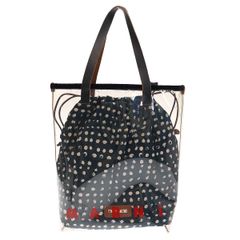 MARNI マルニ 2019 表参道店限定 インナーバッグ付き PVCクリアトートバッグ  クリアブラウン系×マルチカラー
