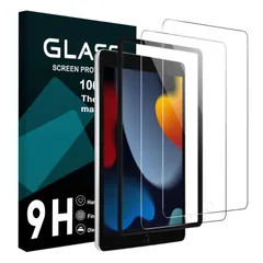 【特価セール】強化 第7世代 ガラス ipad ipad 国産旭硝子素材製 保護フィルム ipad9 飛散防止 フィルム 7世代 9H硬度 / / 高透過率 8世代 指紋防止 9世代 iPad さらさら ガイド枠付き】 【2枚セット キズ防止 ガラスフィルム