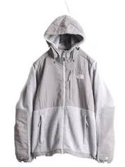 【お得なクーポン配布中!】 ノースフェイス フード付き デナリ ジャケット レディース M / 古着 The North Face フリース ブルゾン パーカー ジャンパー 2トーン 灰 系