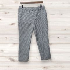 D0295 ヴィンテージ Vintage カジュアルパンツ ズボン (LL XL) 白 黒 チェック 総柄