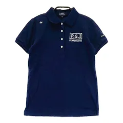 サイズ：00 PEARLY GATES パーリーゲイツ 2023年モデル 半袖ポロシャツ  ネイビー系 [240101382267]# ゴルフウェア レディース ストスト