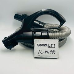 【簡易清掃済】東芝  （型番：VC-PH9(R)）　掃除機　ホース　管　蛇腹　じゃばら　スイッチ　クリーナー　TOSHIBA　（色：黒　ブラック　灰色　グレー）管理番号 C111