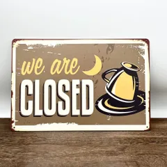 S020 ブリキ看板 プレート インテリア おしゃれ 壁掛け 雑貨 壁面飾り