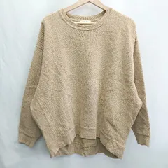 ◇ ⊇ FREAK'S STORE フリークスストア 裏起毛 長袖 トレーナー サイズF キャメル メンズ E  【1502030035988】