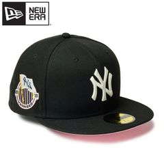 新品 ニューエラ NEWERA 正規品 ニューヨーク ヤンキース NY 桜 サクラ さくら 59FIFTY MLB CAP キャップ 帽子 刺繍 ロゴ 野球 フラットバイザー メンズ レディース ユニセックス ピンク 黒 ブラック 14388828