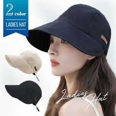 つば広帽子 黒 ベージュ バケットハット キャップ 日除け 日焼け対策 UVカット 紫外線防止 小顔 夏 レディース メンズ