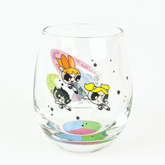 파워 퍼프 걸즈 초강력 삼인딸 3D 글라스 컵 일본제