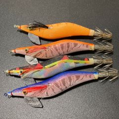アオリーQ 3号 廃盤 エギ エギセット  Egi Squid Jig Calamari DUEL YO-ZURI EZ-Q AurieQ