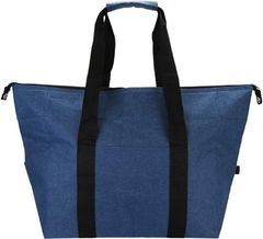 FutagoNa 보냉 & 보온 가방 쿨러 가방 대용량 토트 경량 설계 핸들 커버 방수 네이비 18L (네이비)