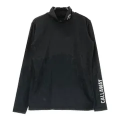 サイズ：S CALLAWAY キャロウェイ  モックネック 長袖Tシャツ  ブラック系 [240101444493] ゴルフウェア レディース ストスト