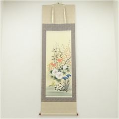 美品 掛け軸 幸美舟作 朝顔画賛 千代女俳句 共箱 夏掛け - メルカリ