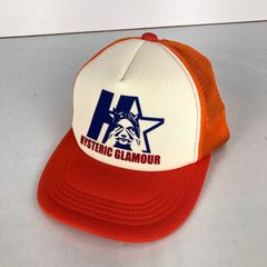 HYSTERIC GLAMOUR ヒステリックグラマー メッシュキャップ　オレンジ　フリー 02243QH02 /m 250206 01667hi◇143