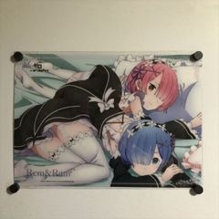 Re:ゼロから始める異世界生活 リゼロ レム ラム ポスター Re:ゼロから始める異世界生活 布ポスター ラムとレムの誕生日