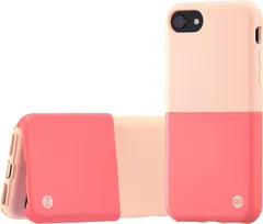 I148316 campino iPhone SE 3 第3世代 第2世代 iPhone 8 / 7 ケース OLE stand ーU スタンド機能 耐衝撃 レンズ保護 背面 フラット 動画 マット ライト ピンク × ローズ レッド