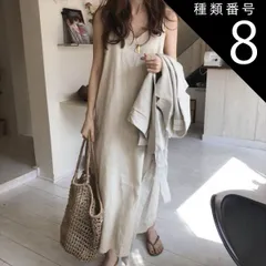 種類8：ブルー/M ワンピース フレアワンピース ロング ロング丈 マキシ マキシ丈 袖なし ノースリーブ Vネック 襟なし フレア セミフレア Aライン かわいい 大人可愛い きれいめ シンプル カジュアル 大人 上品 おしゃれ 大人女子 こなれ感 ラフ モ