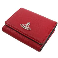 Vivienne Westwood ヴィヴィアンウエストウッド ロゴ★ 三つ折り 財布 Sz.F レディース 赤