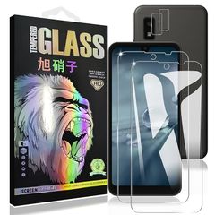 対応 AQUOS Wish / Wish2 / Wish3 フイルム 【2+2枚セット- 日本旭硝子- 高 品質】 AQUOS wish SHG06 A104SH ガラスフイルム（２枚入り）+ レンズフィルム （２枚入り）AQUOS wish2 SH-51 0
