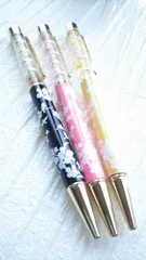 ハンドメイドハーバリウムボールペン3本セット