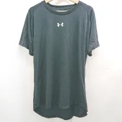◇ ⊂ UNDER ARMOUR アンダーアーマー 半袖 Tシャツ カットソー サイズXXL ブラック メンズ E  【1505290025591】