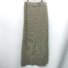 ◇ FREAK'S STORE フリークスストア ストレッチ素材 マキシ タイト スカート サイズＭ カーキ レディース E  【1408060024117】のサムネイル