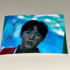 イム・シワン 直筆サイン「イカゲーム3」スチール写真(2Lサイズ)