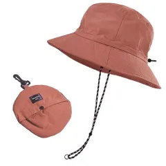 帽子 サファリハット 折り畳み レディース キッズ コンパクト収納 あご紐付き 調節可能 パッカブルハット アウトドア フリーサイズ 小さめ 黒 緑 紺 za-011