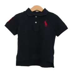 ラルフローレン ポロシャツ トップス 半袖 ビッグポニーロゴ ベビー 男の子用 24Mサイズ ネイビー RALPH LAUREN 【中古】