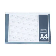 （まとめ）TRUSCO ファスナー付クリアケースA5 SFC-A5 1枚 〔×30セット〕