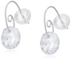 [キャンディ] Candy K10ホワイトゴールド キュービック フックピアス YArmkm-cz-wg