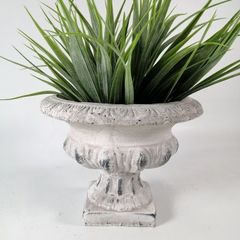 ガーデニング雑貨 植木鉢 プランター 陶器鉢 セメント鉢 鉢 鉢カバー ガーデン雑貨 ガーデニング 雑貨 アンティーク ナチュラル おしゃれ かわいい FLOWER1 ブランシェ・オールドアーン CG-QP-67-80