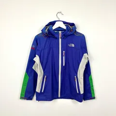 【THE NORTH FACE】ザ・ノースフェイス SUMMIT SERIES ナイロンジャケット Lサイズ ブラック グリーン ブルー