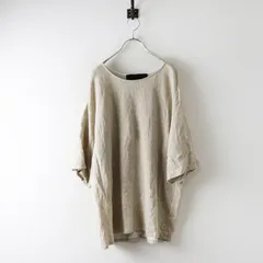 2024SS アパルトモン L'Appartement  ORDINARY JOY Linen hemp French Terry Pullover リネン プルオーバー ｜ベージュ【2400014634181】
