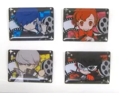 【中古】バッジ・ピンズ(キャラクター) 集合 ピンバッジ4個セット 「3DSソフト ペルソナQ2 ニュー シネマ ラビリンス」 アニメイト購入特典