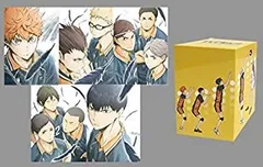 【中古】「非常に良い」DVD　ハイキュー!!　烏野高校 VS 白鳥沢学園高校　初回生産 限定版 全5巻 セット (アニメイト 限定 全巻 収納BOX付き)