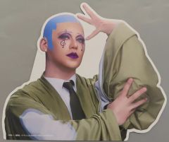 [중고] 팝 스탠드 패널 spi(마가렛 마카롱) 스탠드 팝 B [[매쉬르-MASHLE-]THE STAGE 2.5 콜라보 카페 [마슈스테 DINER]] 거대 갈라폰 C상