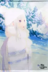 【中古】タペストリー エミリア アニメ描き下ろしイラスト使用B2タペストリー 「Blu-ray Re：ゼロから始める異世界生活 氷結の絆 初回限定版」 ソフマップ購入特典