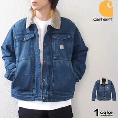 【予約】Carhartt カーハート デニムジャケット 裏ボア Gジャン アウター ボア リラックスフィット シェルパフリース ワークジャケット メンズ アウター USAモデル 106323