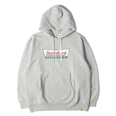 【新品】STANDARD CALIFORNIA スタンダードカリフォルニア パーカー サイズ:L / 23AW パロディ ロゴ スウェット パーカー  (SD US Cotton Logo Hood Sweat) / 裏毛 / ヘザーグレー