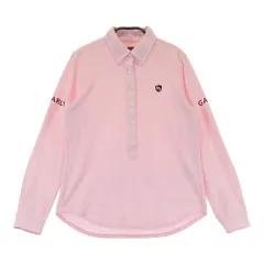 サイズ：0 PEARLY GATES パーリーゲイツ  長袖ポロシャツ ボタンダウン  ピンク系 [240101511229] ゴルフウェア レディース ストスト